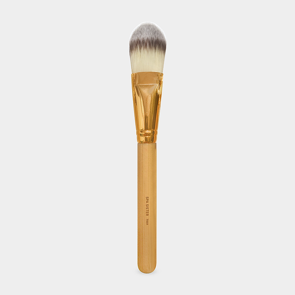 Tapered Foundation Brush - Vegan – Bath Accessories Co. Tapered Foundation Brush - Vegan – Bath Accessories Co.