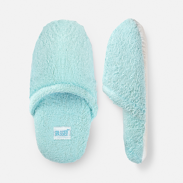 Terry cloth hot sale spa slippers