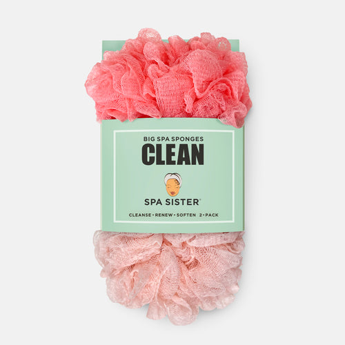 Clean Big Spa Sponges