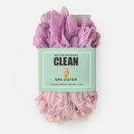 Clean Big Spa Sponges - Pink / Beige
