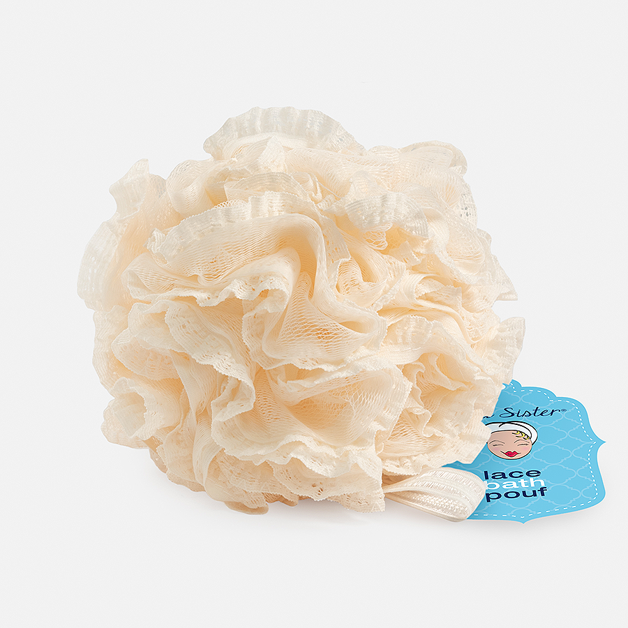 Vintage Lace Bath Pouf