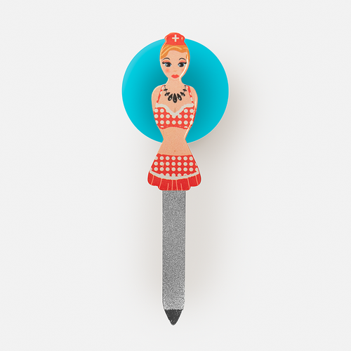 Spoiled Girl Nail File With Suction Cup