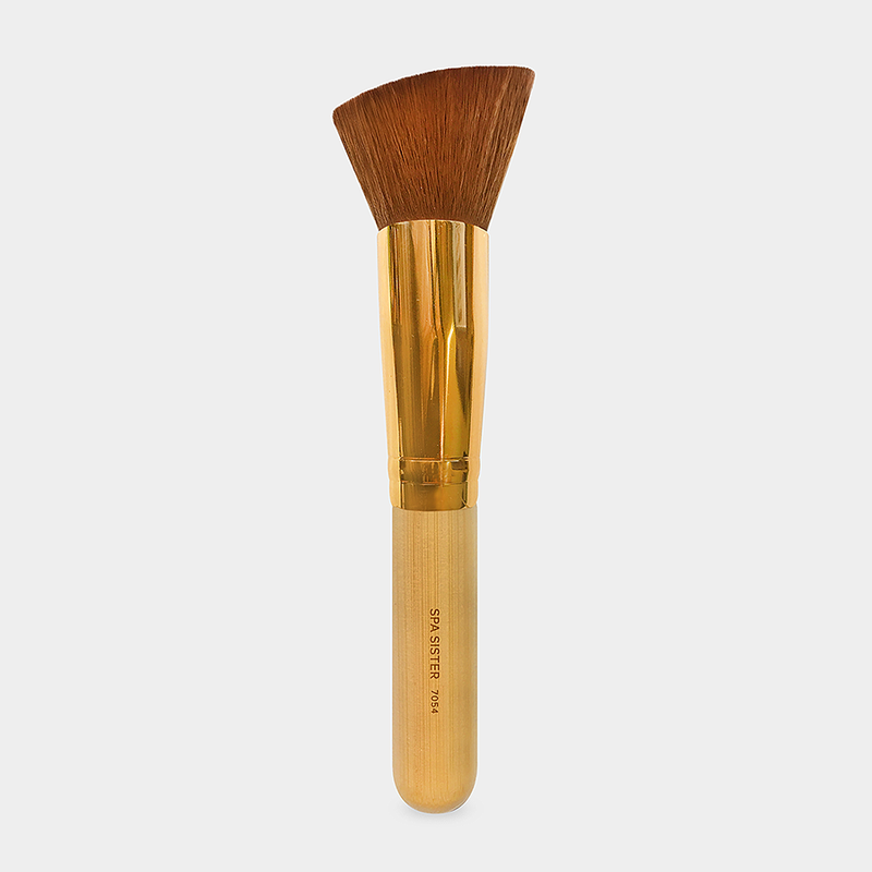 Angled Flat Kabuki Brush - Vegan – Bath Accessories Co. Angled Flat Kabuki Brush - Vegan – Bath Accessories Co.