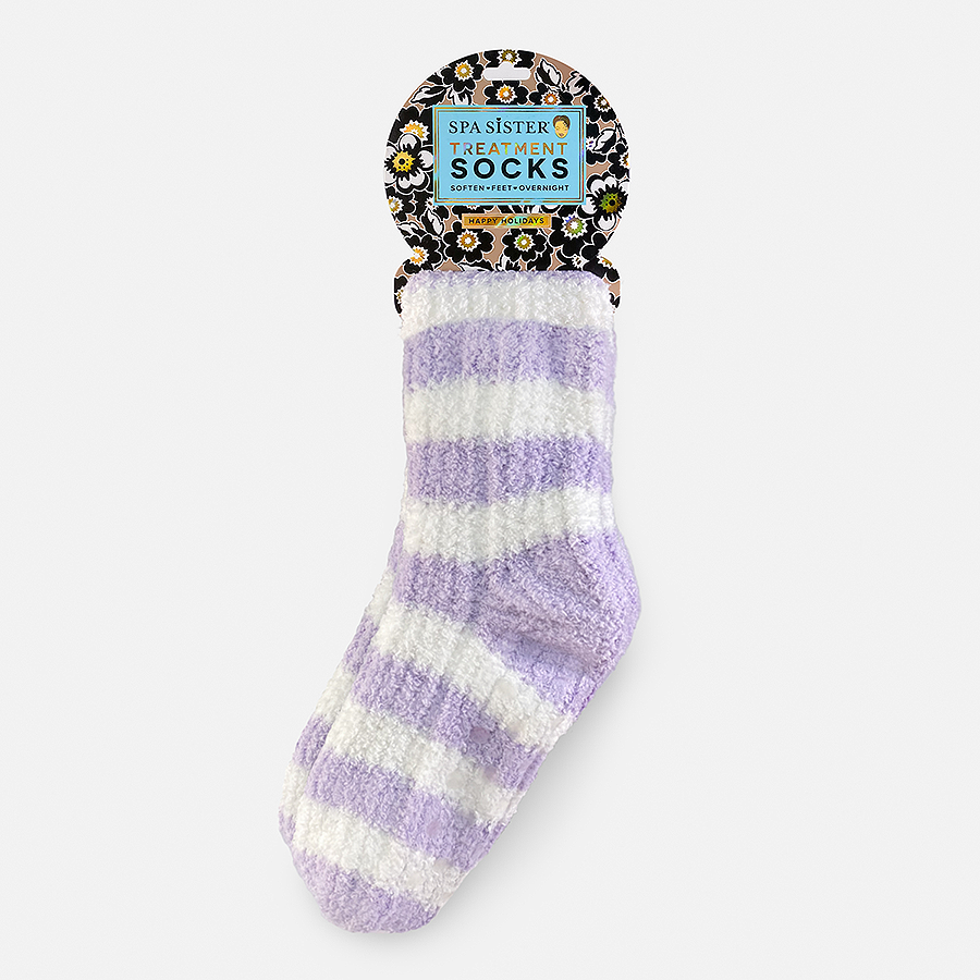 Holiday Treatment Socks With Jojoba & Lavender Oils