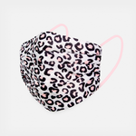 Pink Leopard Face Masks 20pk <br> 3ply Disposable, Non-Medical