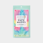 Tie Dye Face Masks 5pk <br> 3ply Disposable, Non-Medical