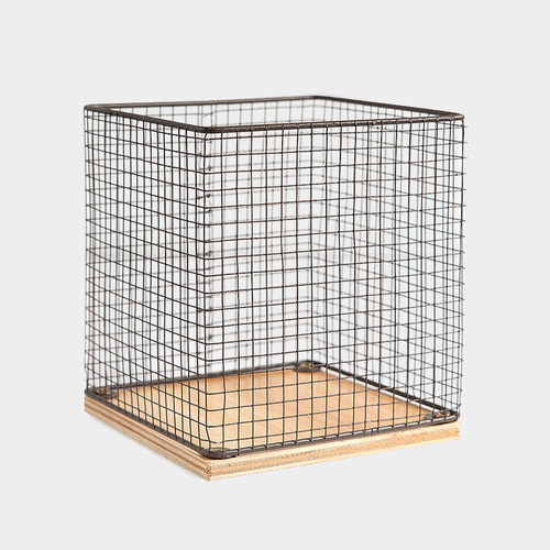 Love Your Soft Skin Chicken Wire & Wood Basket